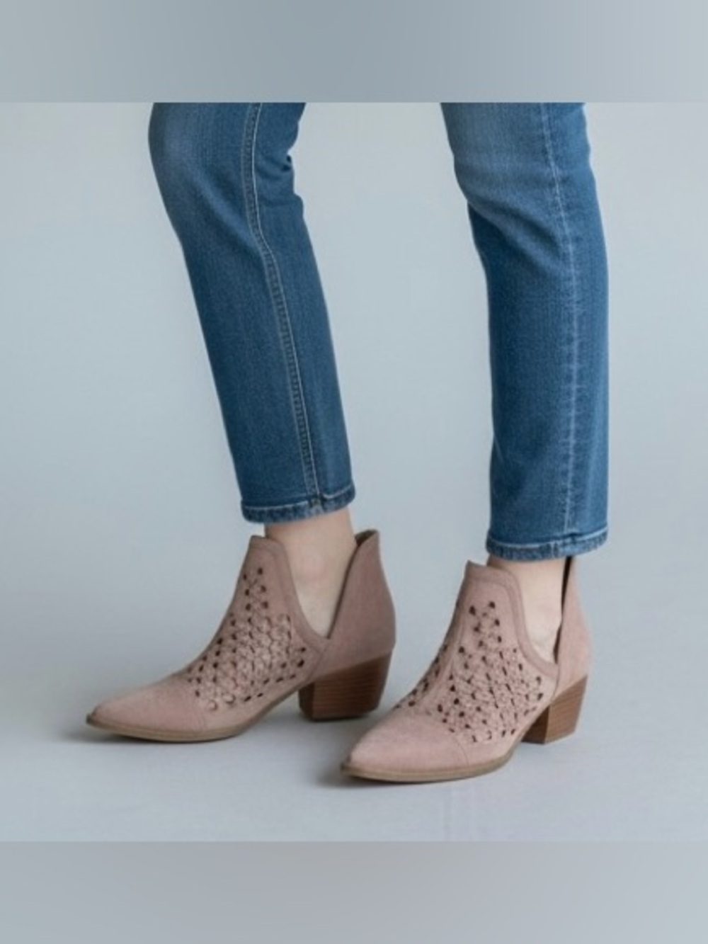 BP Tan Suede Booties